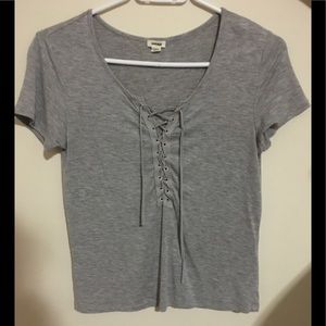 Garage Lace-up Tee